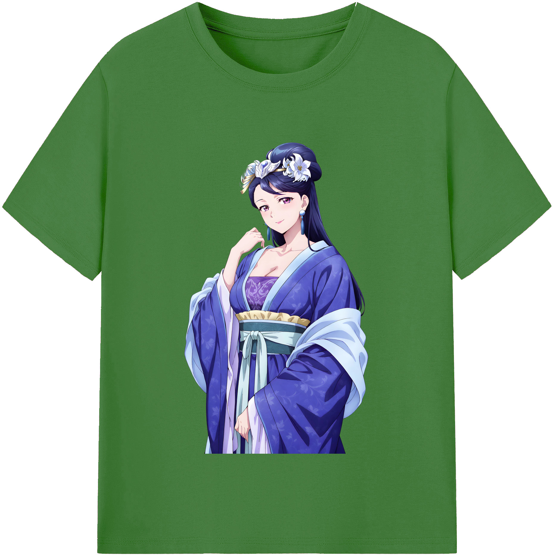 （画像用） 薬屋のひとりごと The Apothecary Diaries レディースカジュアルプリントTシャツ（綿100％）